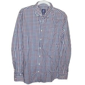 Johnnie O Men’s Sz Med Multicolor Plaid Button Down Shirt